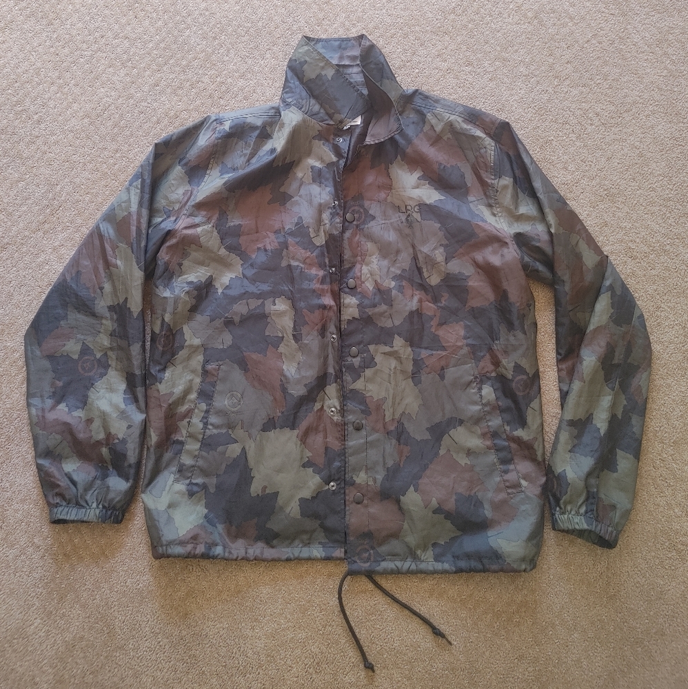 Large LRG Camo Windbreaker